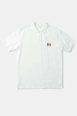 Hombre Edmmond Studios Special Duck Polo Plain White