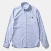 Hombre Edmmond Studios Special Duck Shirt Plain Blue