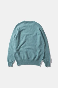 Hombre Edmmond Studios Special Duck Sweater Plain Turquoise