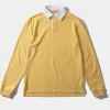 Hombre Edmmond Studios Spring Polo Plain Yellow
