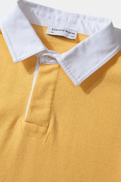 Hombre Edmmond Studios Spring Polo Plain Yellow