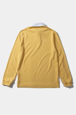 Hombre Edmmond Studios Spring Polo Plain Yellow