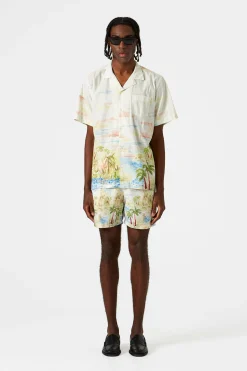 Hombre Edmmond Studios Summer Short Sleeve Plain White