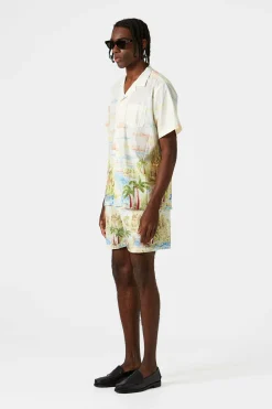 Hombre Edmmond Studios Summer Short Sleeve Plain White