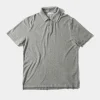 Hombre Edmmond Studios Terry Polo Plain Grey Melange