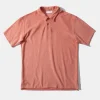 Hombre Edmmond Studios Terry Polo Plain Salmon
