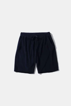 Hombre Edmmond Studios Terry Shorts Plain Navy