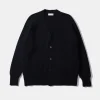 Hombre Edmmond Studios Upper Cardigan Plain Navy