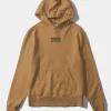 Hombre Edmmond Studios Velo Hoodie Plain Caramel