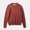 Hombre Edmmond Studios Wool Polo Plain Copper