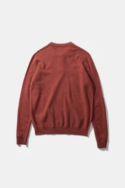 Hombre Edmmond Studios Wool Polo Plain Copper